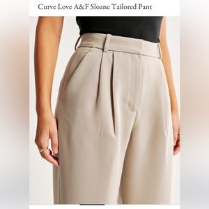 Abercrombie Curve Love Sloane Tailored Pant